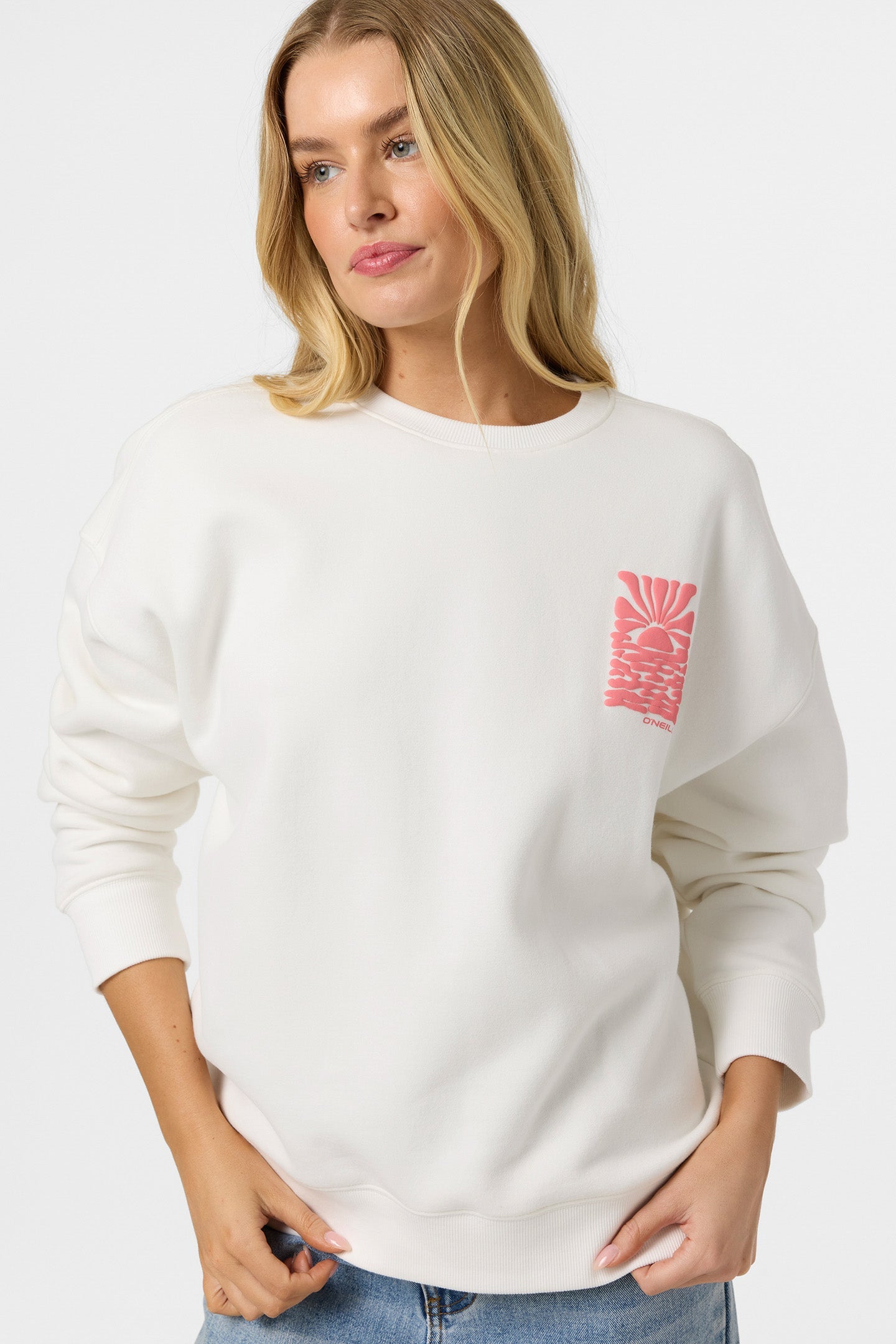Reflect Oversized Crew Neck Fleece