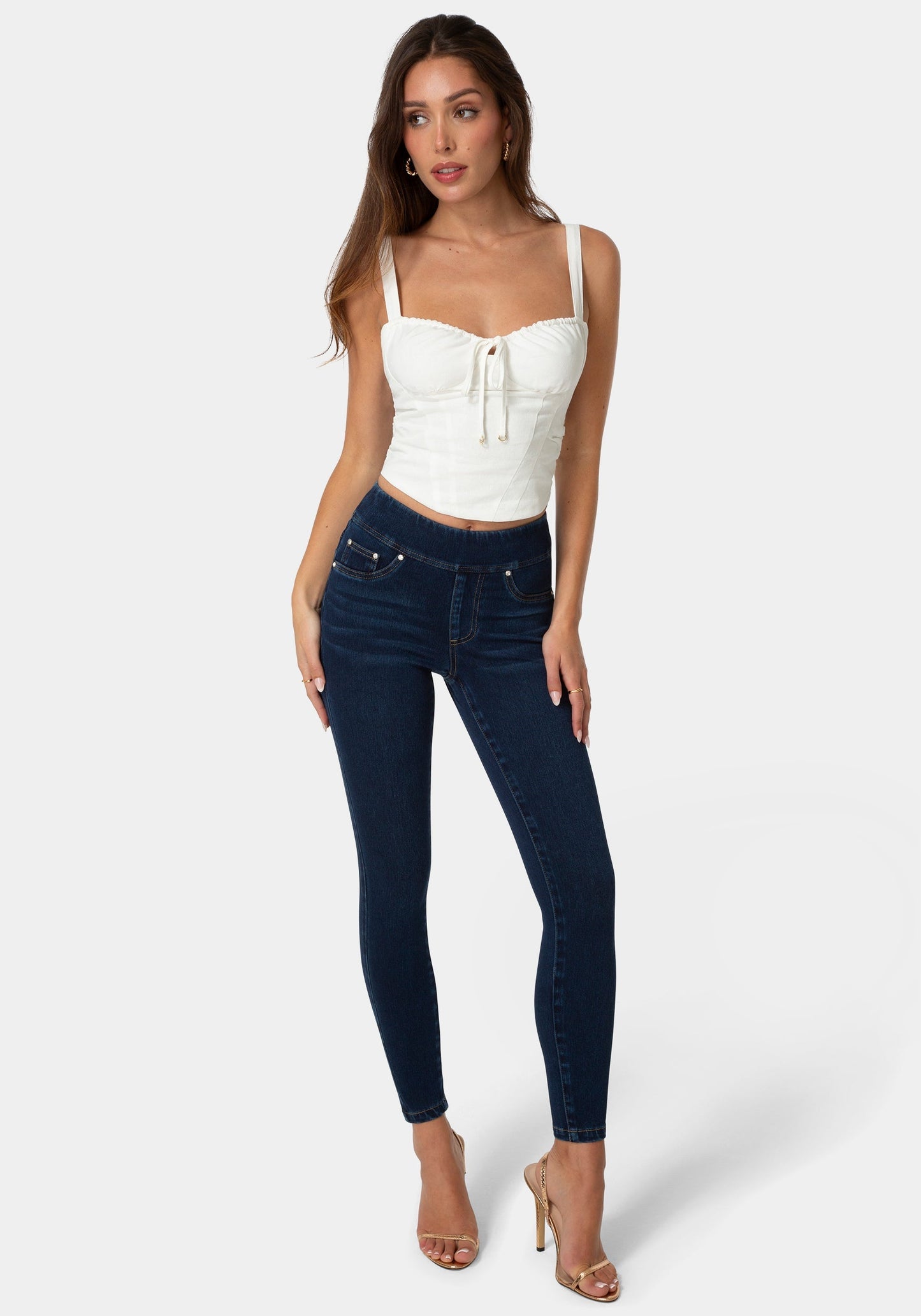 Natural Waisted Jeggings