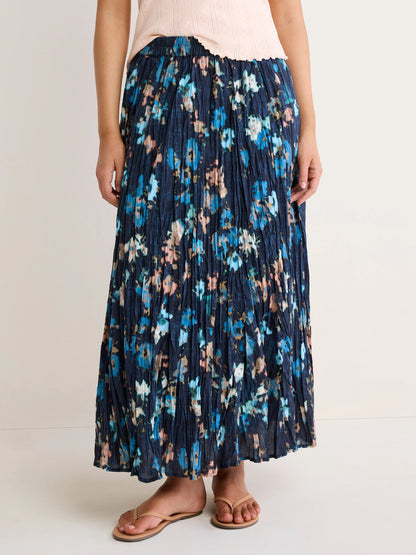 nz by NIC+ZOE Glowy Floral Cotton Crinkle Skirt