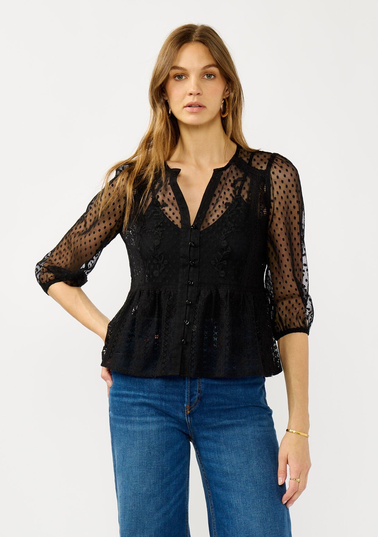 Aurielle Lace Blouse