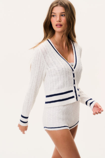 Evabella Cable Knit Cardigan