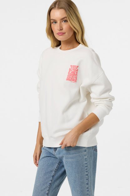 Reflect Oversized Crew Neck Fleece