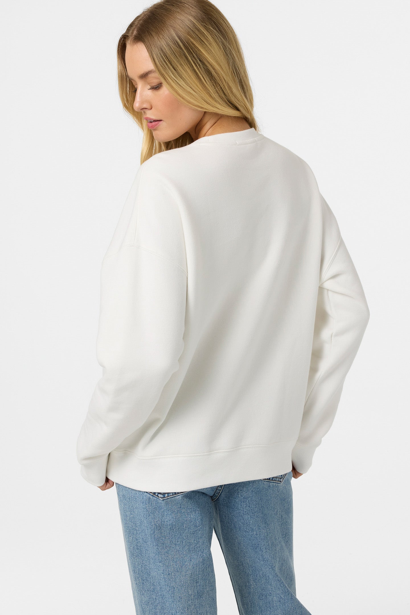 Reflect Oversized Crew Neck Fleece
