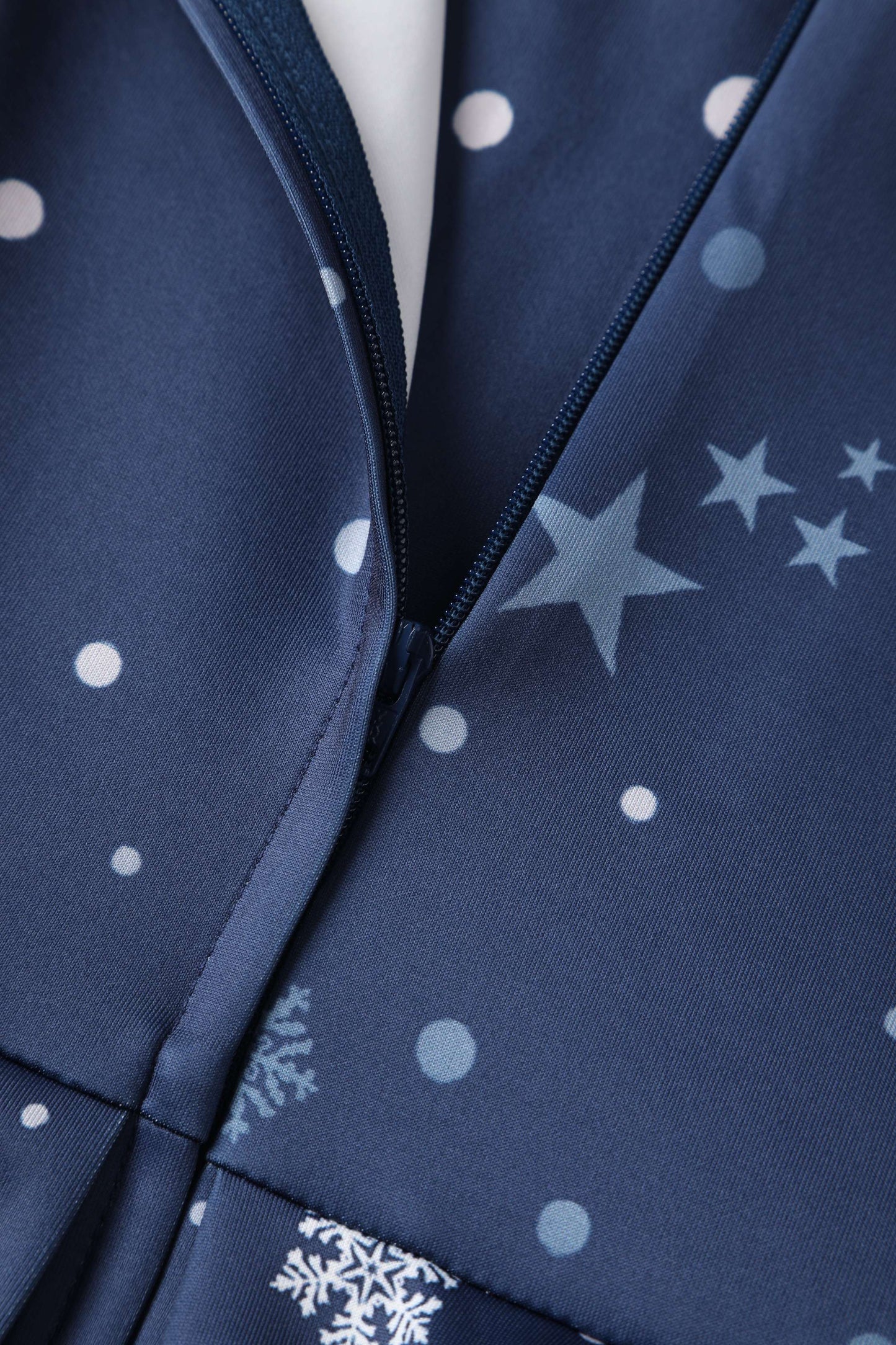 Amanda Christmas Eve Flared Dress In Blue