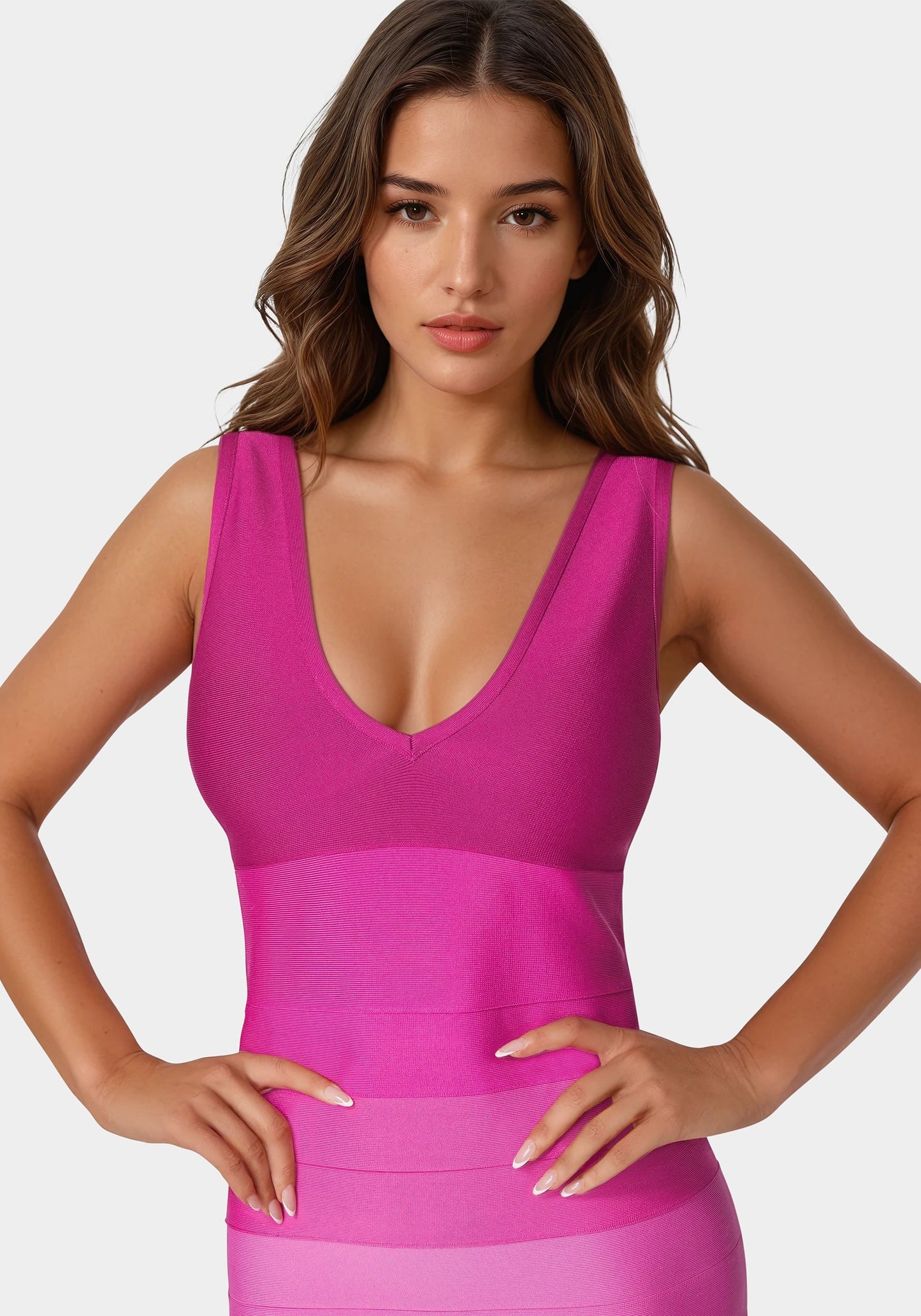 Ombre Bandage Midi Dress