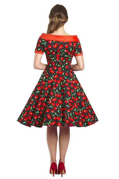 Darlene Cute Cherry Swing Dress