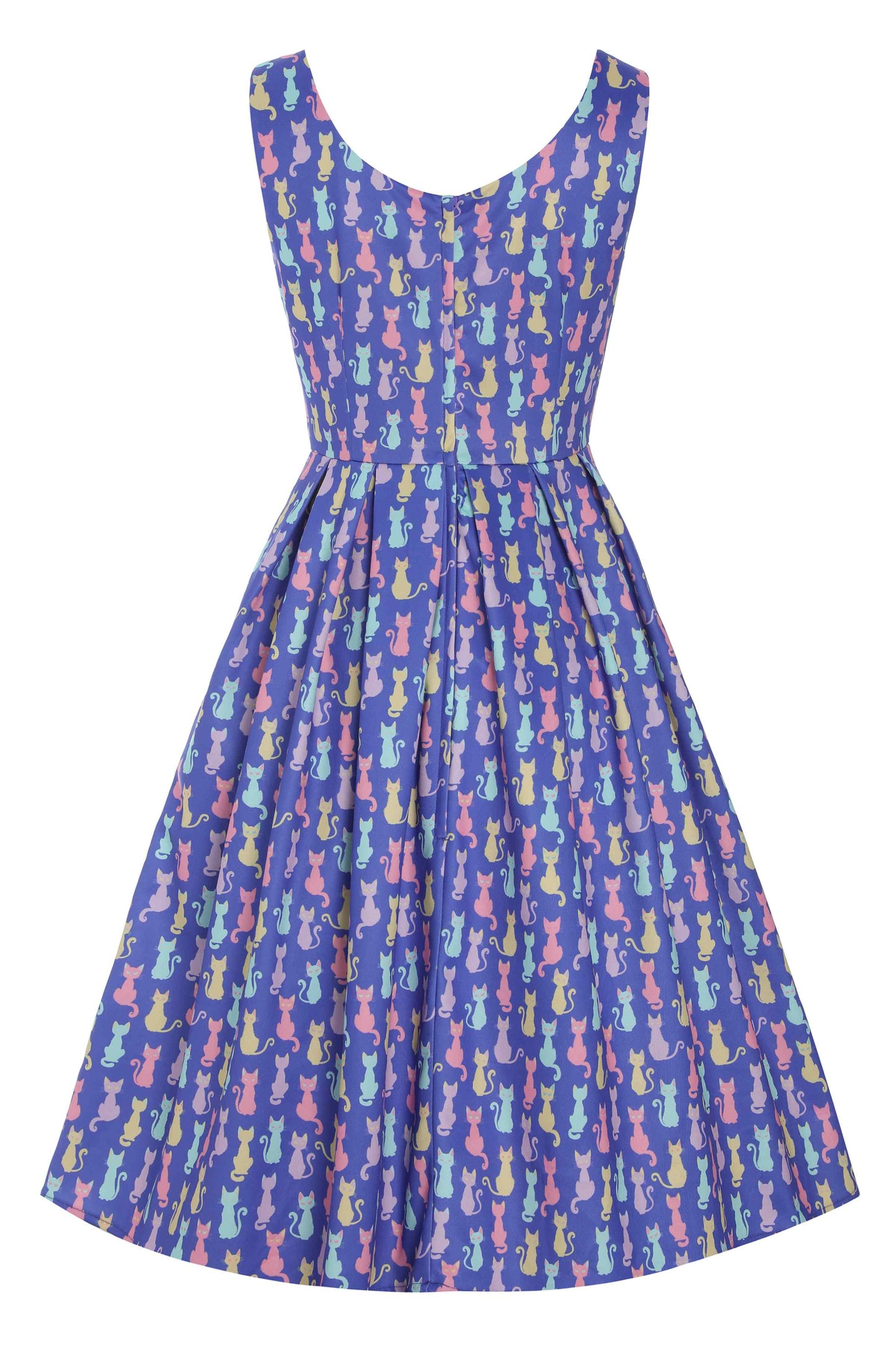 Amanda Multicoloured Cat Swing Dress