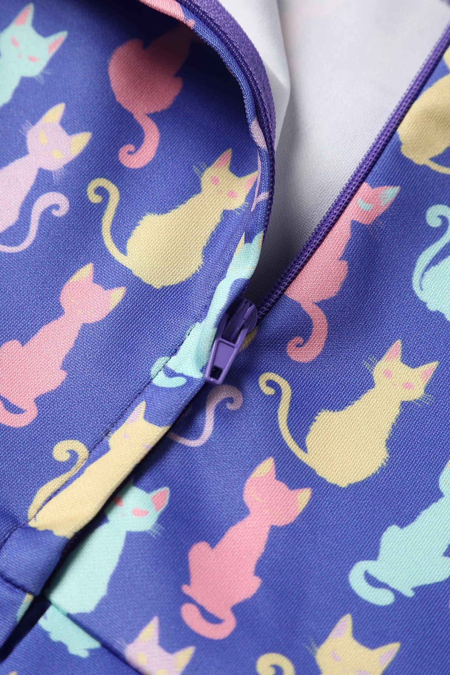 Amanda Multicoloured Cat Swing Dress