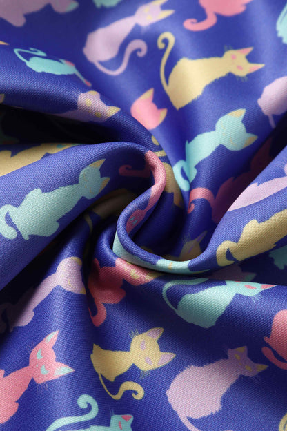 Amanda Multicoloured Cat Swing Dress