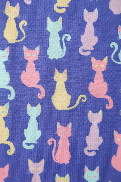 Amanda Multicoloured Cat Swing Dress