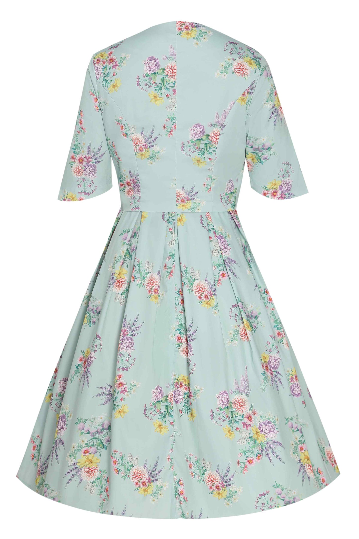 Lisette Pastel Floral Bolero Jacket in Light Green