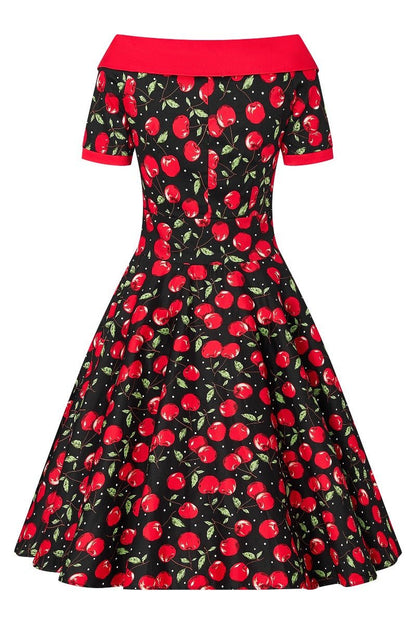 Darlene Cute Cherry Swing Dress